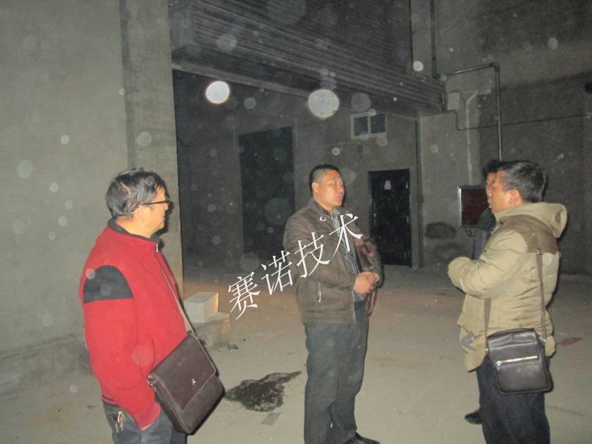 人防專家對賽諾的施工項目進行現(xiàn)場考察