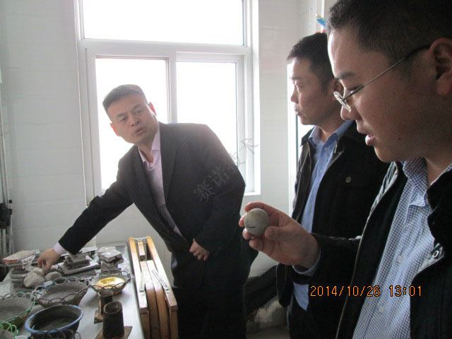 中建三局徐總來鄭州賽諾建材有限公司進行學習考察