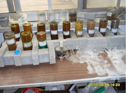 YYB特種防腐抗滲漿料進行各種耐酸堿實驗YYB特種防腐抗滲漿料耐腐蝕實驗一 YYB特種防腐抗滲漿料進行各種耐酸堿實驗YYB特種防腐抗滲漿料耐腐蝕實驗一