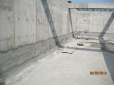 用YYB特種防腐抗滲漿料處理后的硫酸池 用YYB特種防腐抗滲漿料處理后的硫酸池