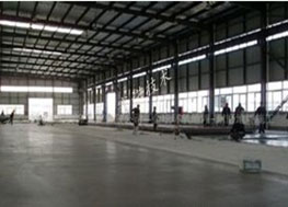 大型生產車間地坪施工現場 大型生產車間地坪施工現場