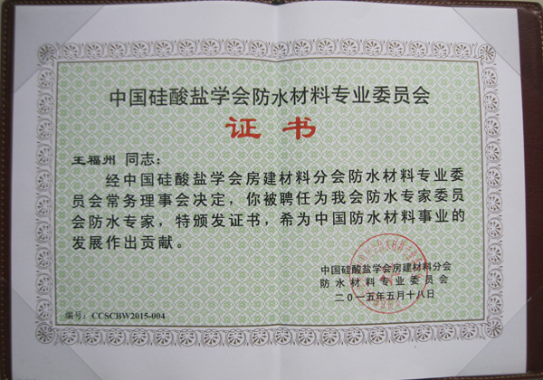 中國硅酸鹽學會常務理事