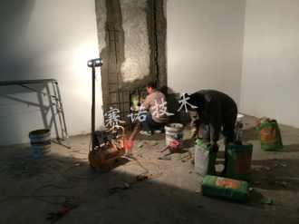 后澆帶漏水，YYA噴涂治理