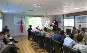 與萬達和中建二局做技術交流