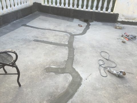 屋面裂紋漏水治理后效果