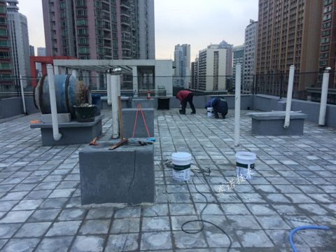 廣場磚屋面漏水