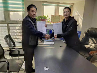  鄭州賽諾建材有限公司與赤峰張總簽訂協議，達成戰略合作