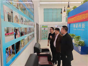 中國建科院黃靖黃總，河南建材院白召軍白總，張茂亮處長蒞臨鄭州賽諾建材參觀考察