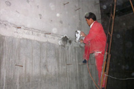 新疆地下車庫側墻漏水治理案例