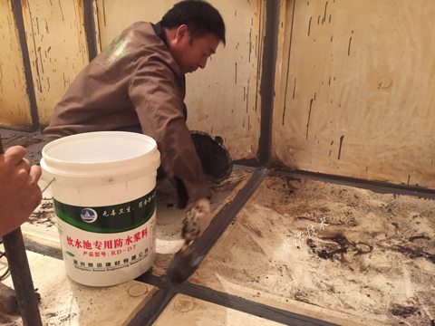 鄭州山頂消防箱防水防腐處理案例